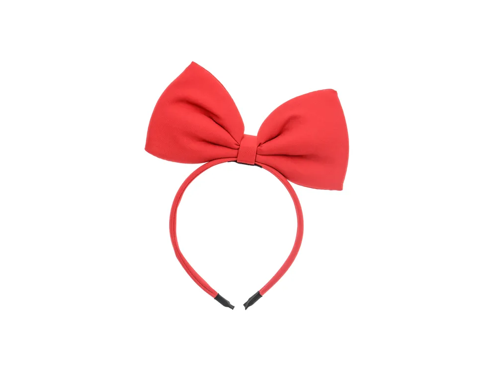Headband for a child Bow - PartyDeco - red