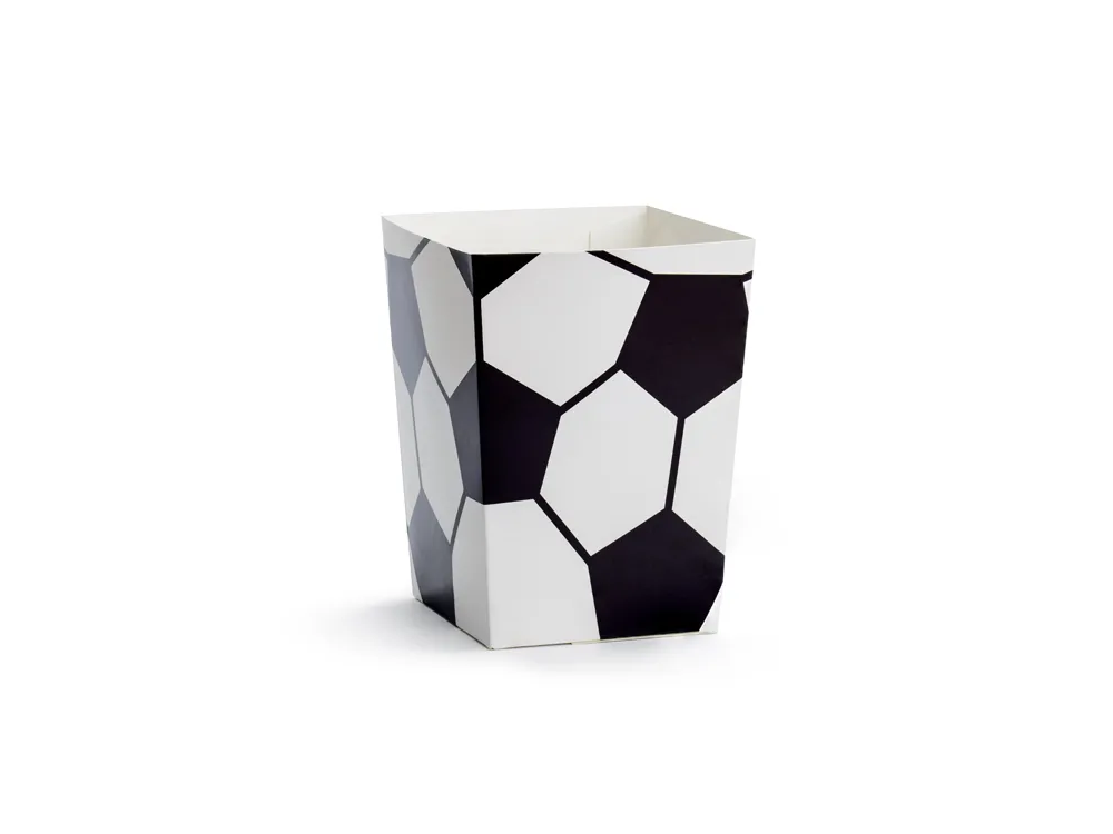 Popcorn boxes Football - PartyDeco - 6 pcs.