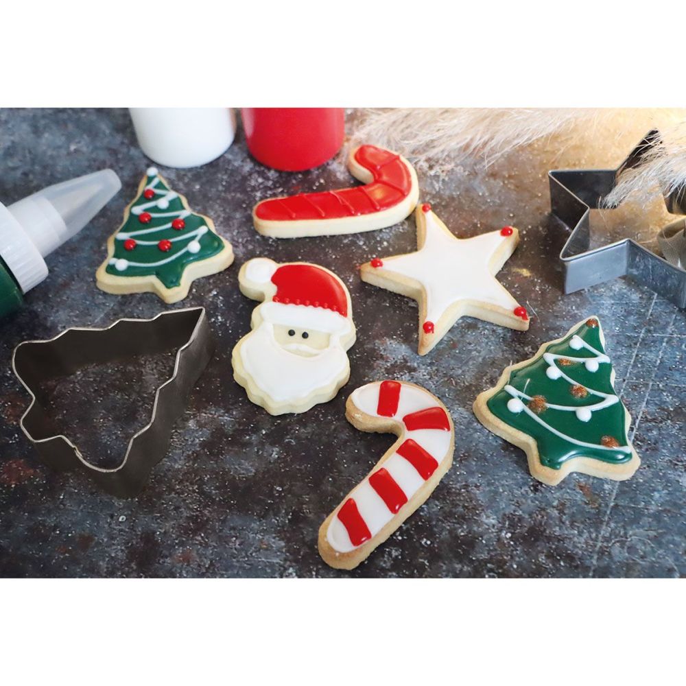 Cookie cutter set Christmas - ScrapCooking - 4 pcs.