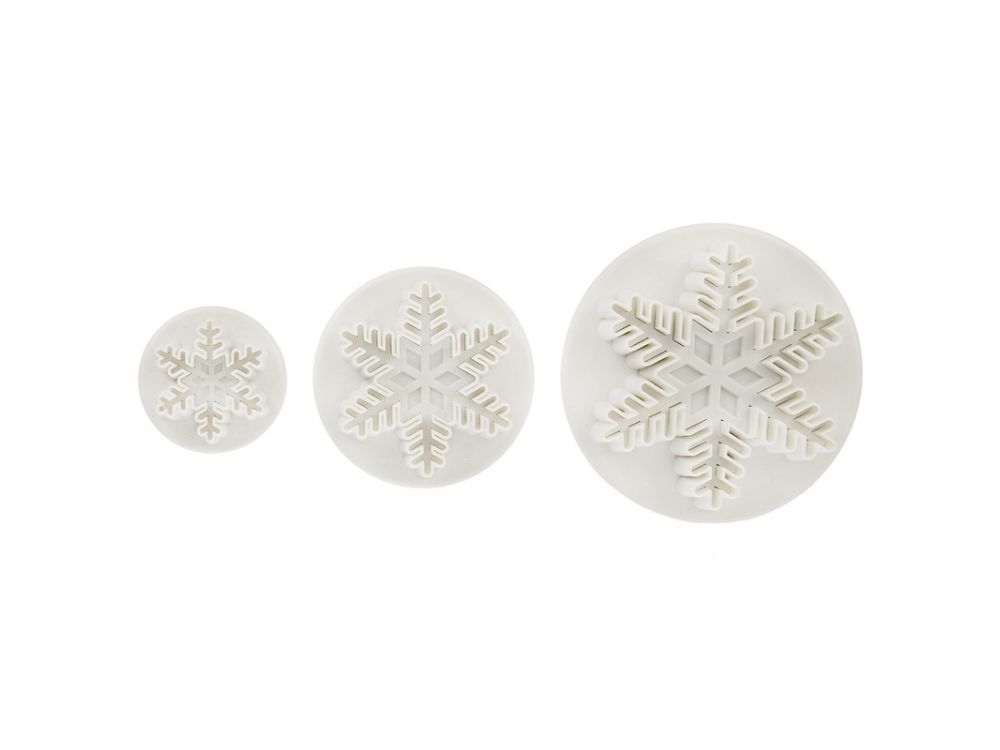 Cookie cutters Snowflakes - Ibili - 3 pcs.