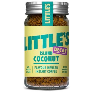 Kawa bezkofeinowa - Little's - Island Coconut, kokosowa, 50 g