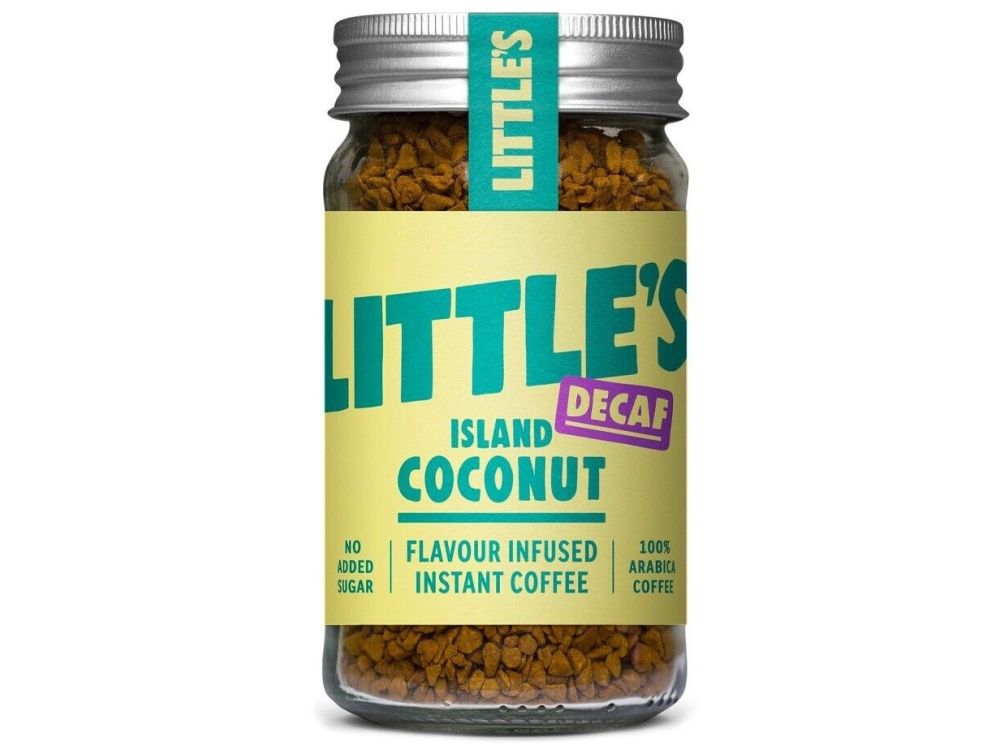 Kawa bezkofeinowa - Little's - Island Coconut, kokosowa, 50 g