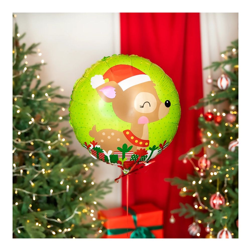 Christmas foil balloon Reindeer - 45 cm