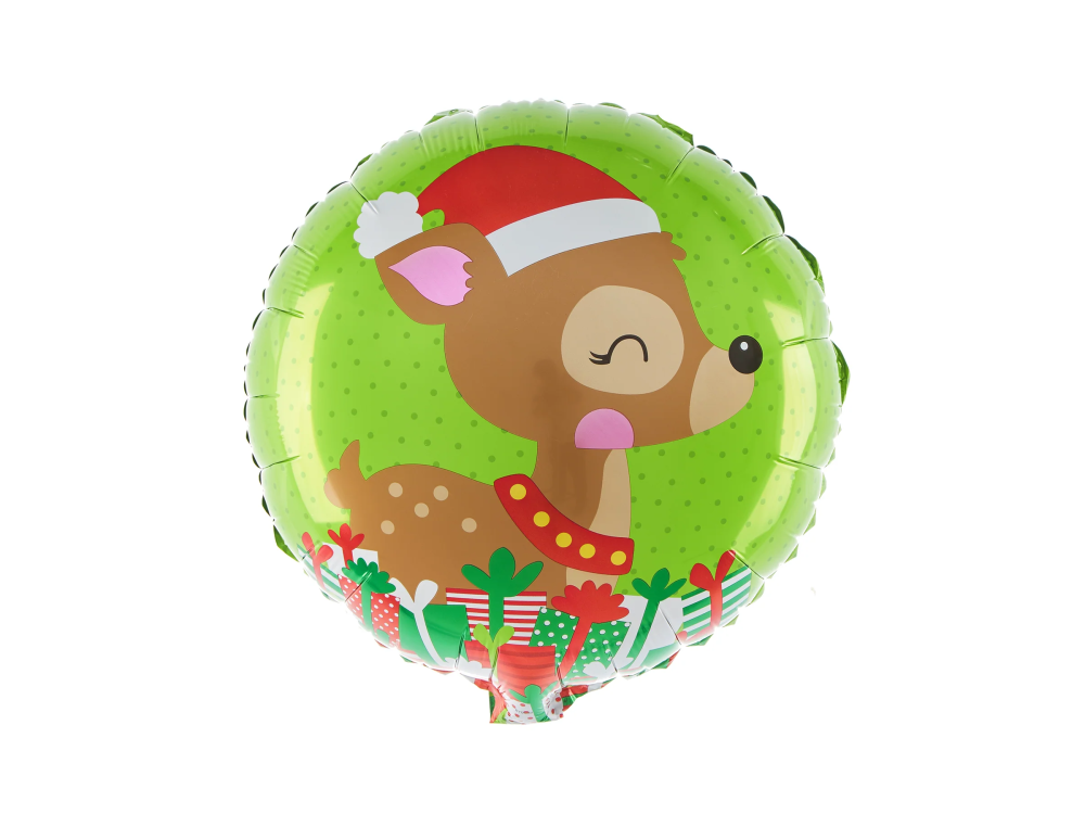 Christmas foil balloon Reindeer - 45 cm