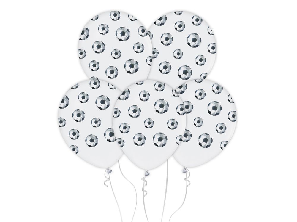 Latex balloons Football - GoDan - 30 cm, 5 pcs.