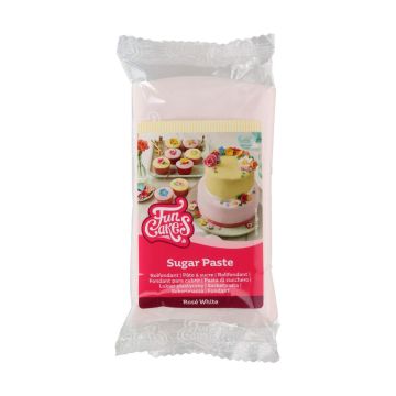 Sugar paste Rose White - FunCakes - 250 g