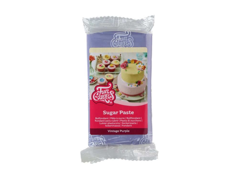 Sugar paste Vintage Purple - FunCakes - 250 g