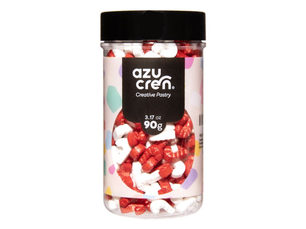 Christmas sugar sprinkles - Azucren - Sugar Canes, 90 g