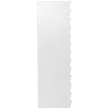 Confectionery comb for cream Curved - 25 cm