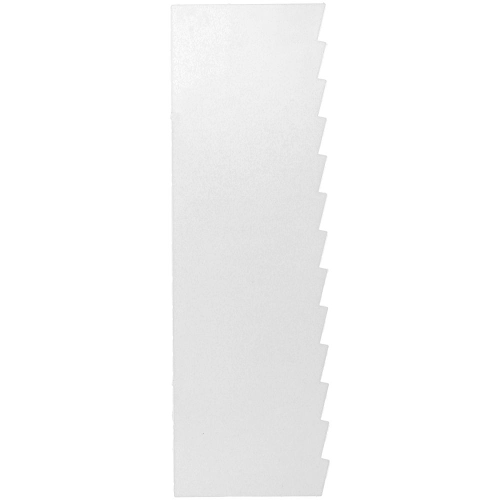Confectionery comb for cream Curved - 25 cm