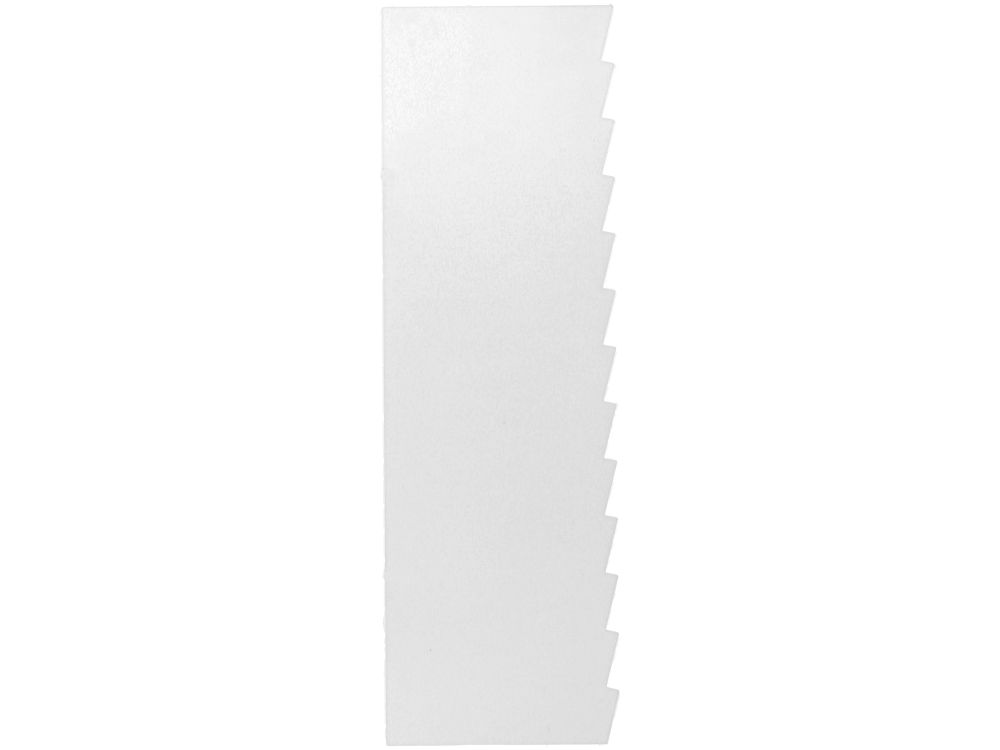 Confectionery comb for cream Curved - 25 cm