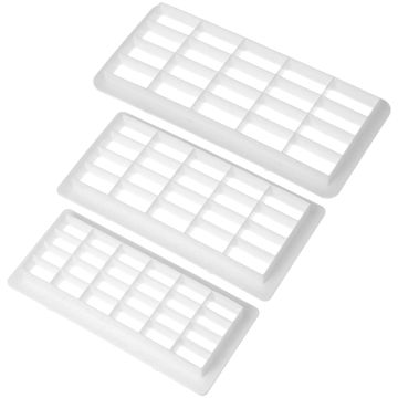 Molds cutters for cakes Rectangles - 3 pcs.