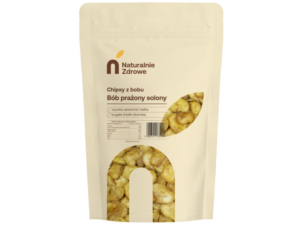 Roasted salted broad beans chips - Naturalnie Zdrowe - 500 g