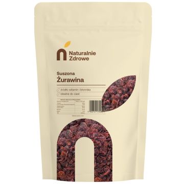 Dried cut cranberries - Naturalnie Zdrowe - 1 kg