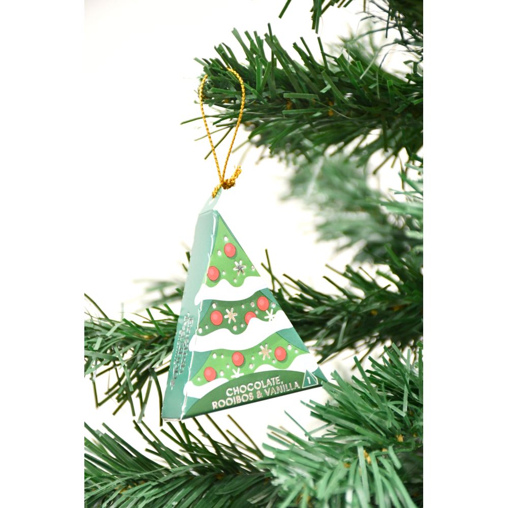 Christmas decorations with tea Chocolate Rooibos & Vanilla - 25 pcs.