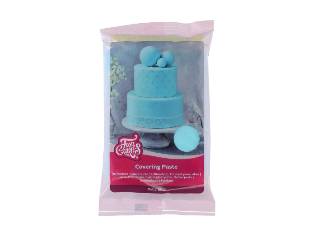 Covering paste Baby Blue - FunCakes - 500 g