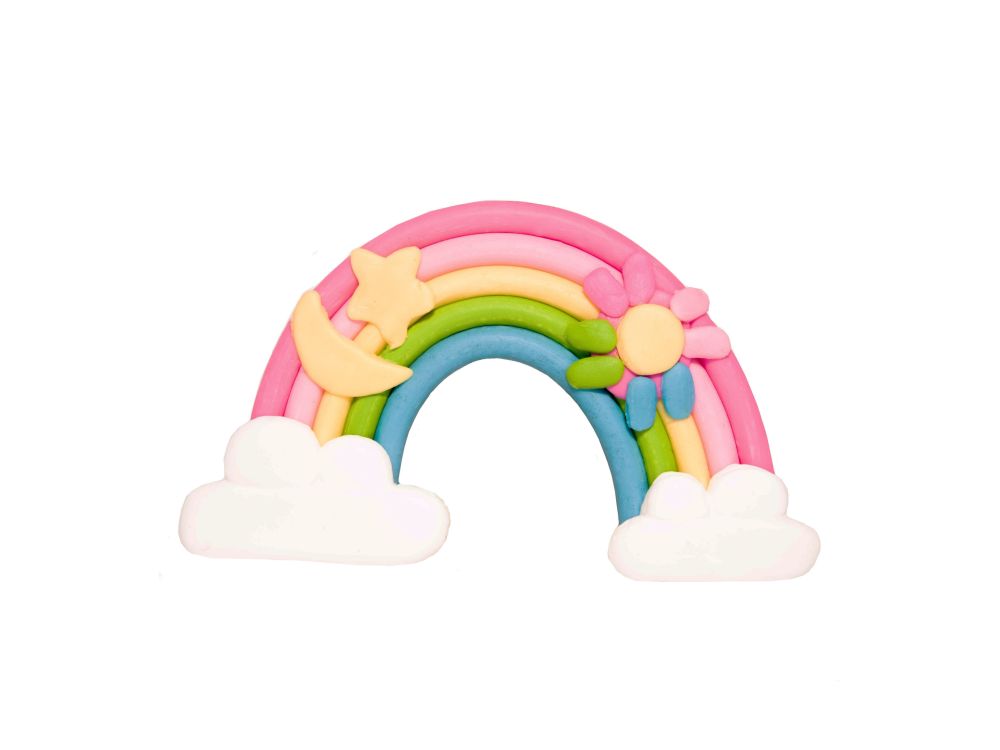 Cake decoration Rainbow - 12 x 7 cm