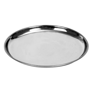 Round steel serving tray - Orion - 18 cm