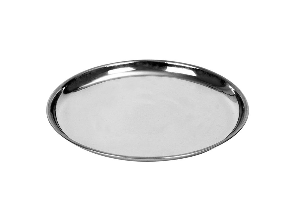 Round steel serving tray - Orion - 21 cm