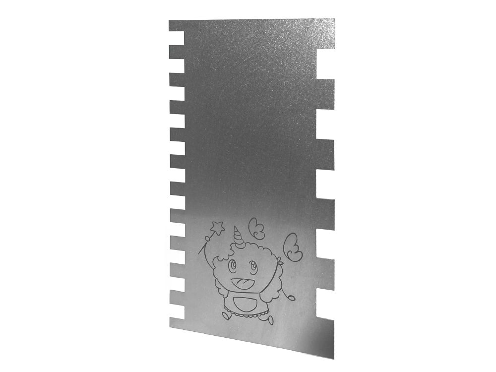 Spatula and cake scraper Square - Tortowe Ciocho - 22 cm