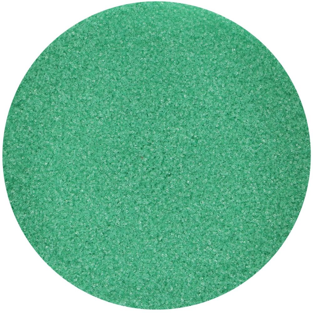 Sanding sugar - FunCakes - Green, 80 g