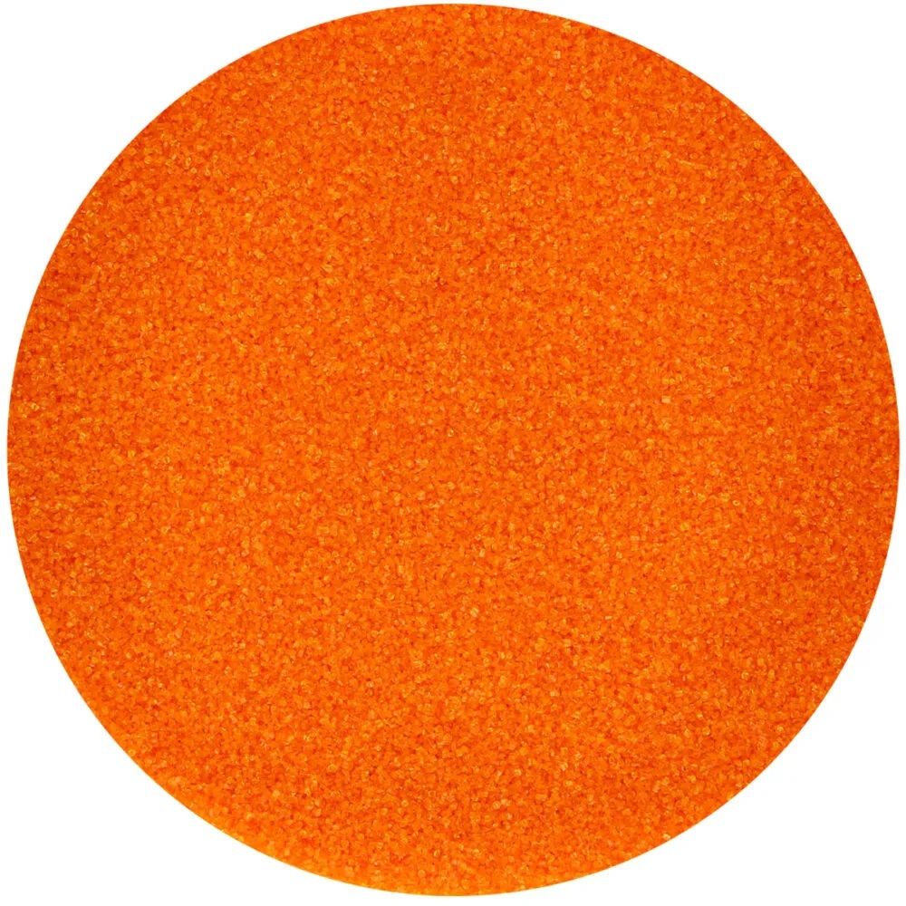 Cukier dekoracyjny drobny - FunCakes - Pomarańczowy, 80 g