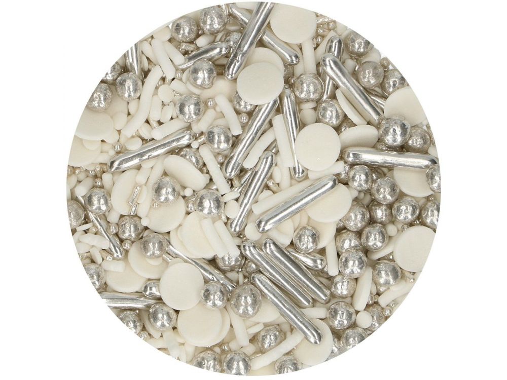 Sprinkle medley Silver Chic - FunCakes - 65 g