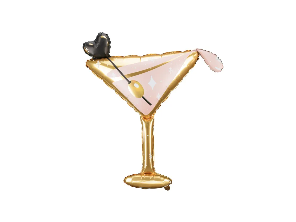 Balon foliowy Kieliszek - PartyDeco - 100 x 85 cm