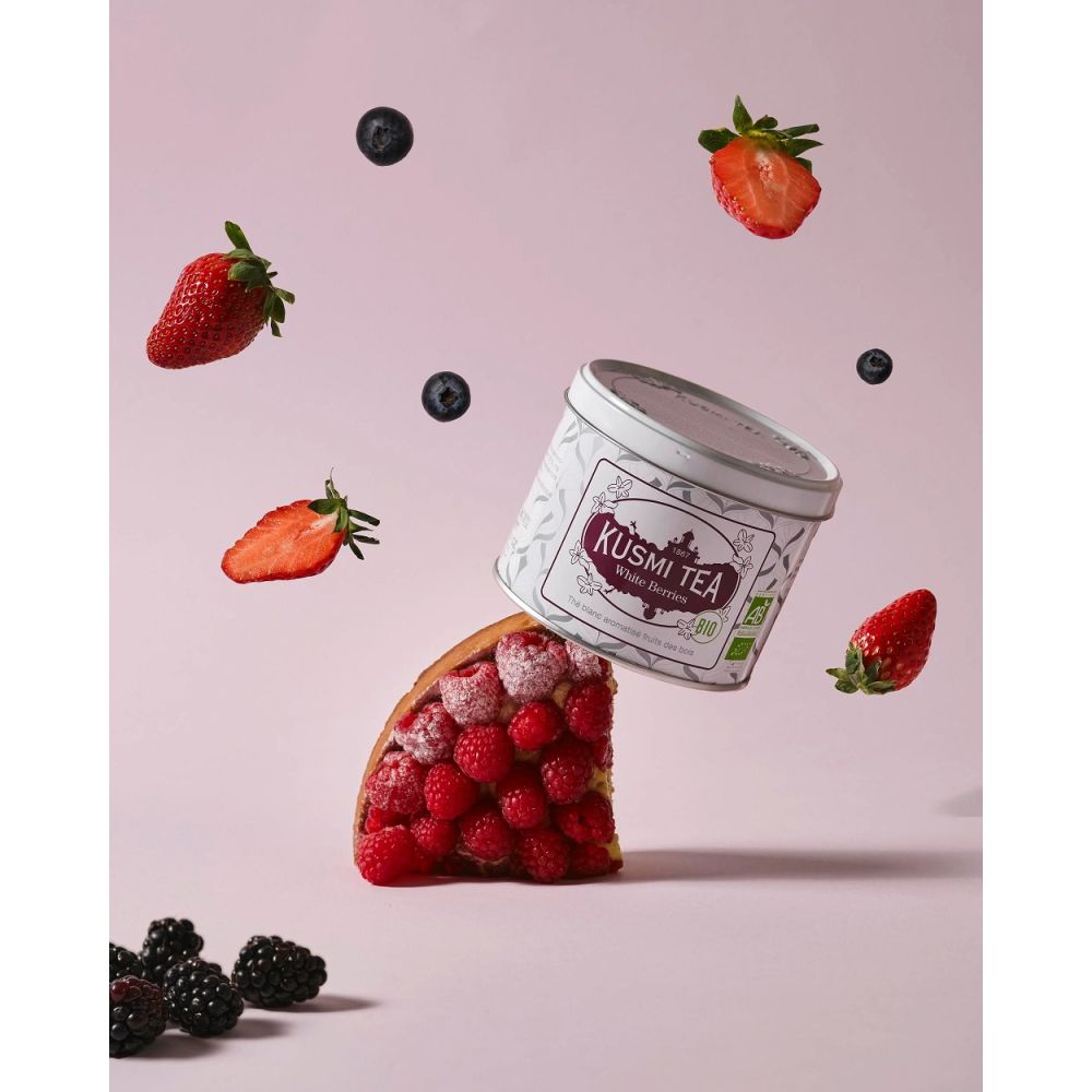 Herbata biała White Berries Bio - Kusmi Tea - 90 g