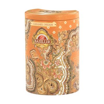 Black tea Caramel Dream in can - Basilur Tea - 100 g