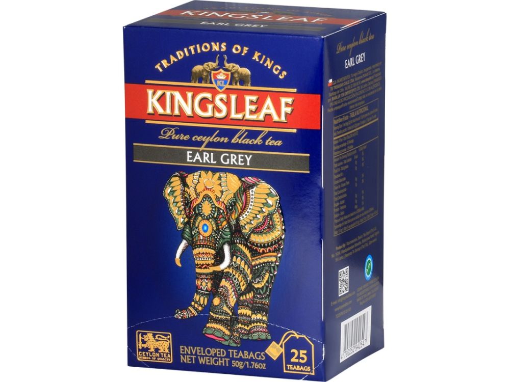 Herbata czarna Earl Grey - Kingsleaf - 25 szt.