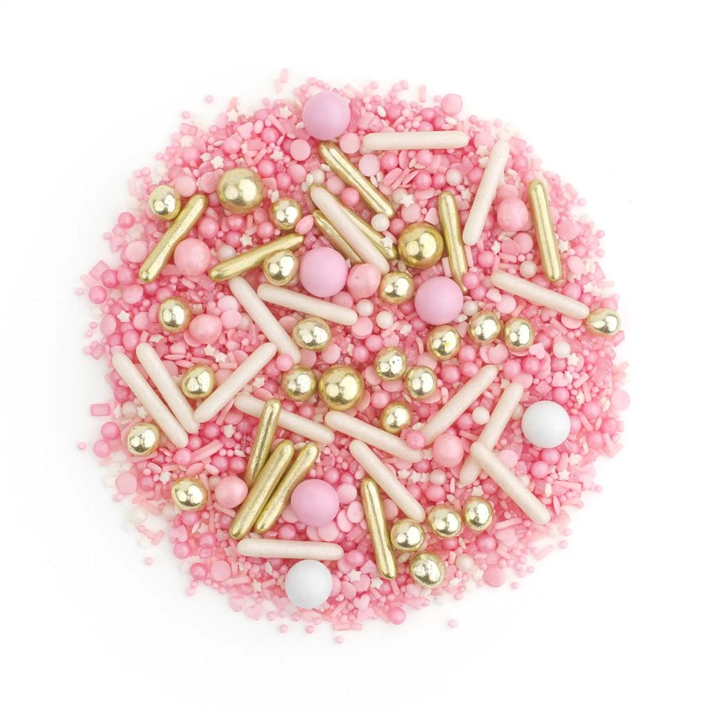 Sugar sprinkle Silky Pink - Sweet Buffet - 90 g