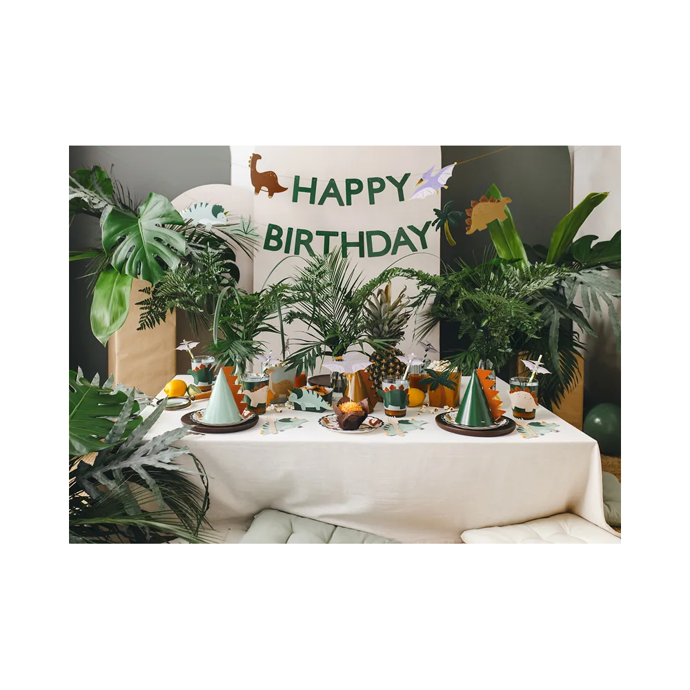 Baner Happy Birthday Dino - PartyDeco - 3 m