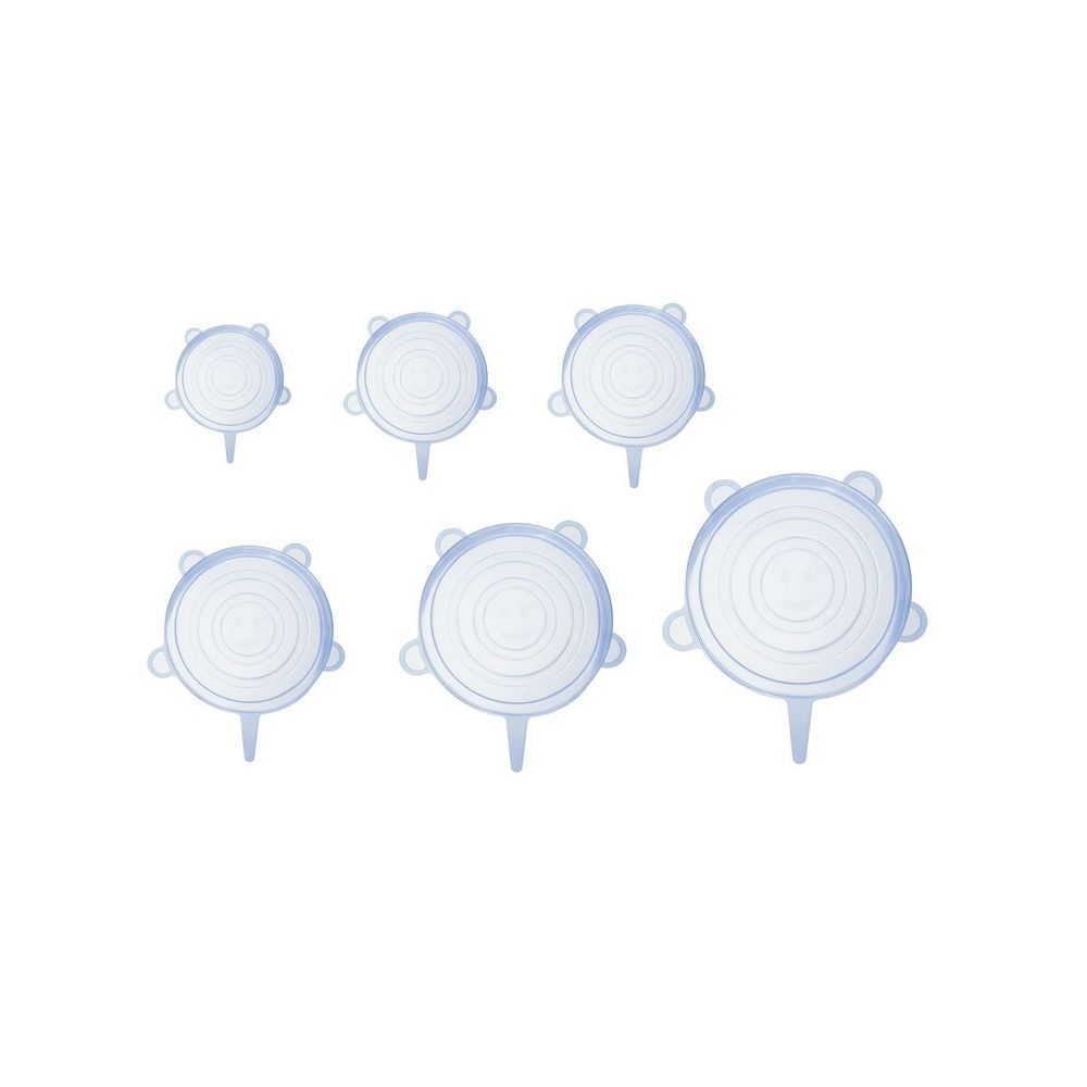 Universal silicone lids - 6 pcs.
