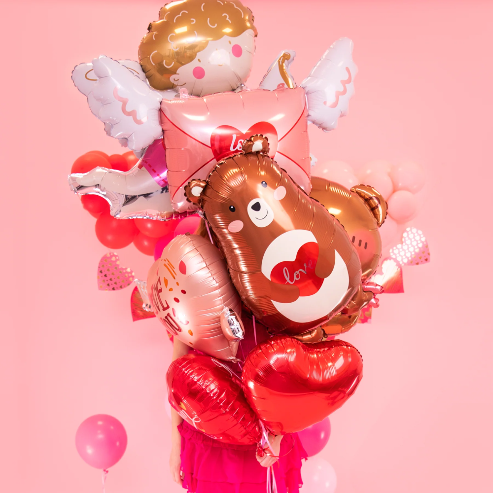 Foil balloon Love Bear - 48 x 79 cm