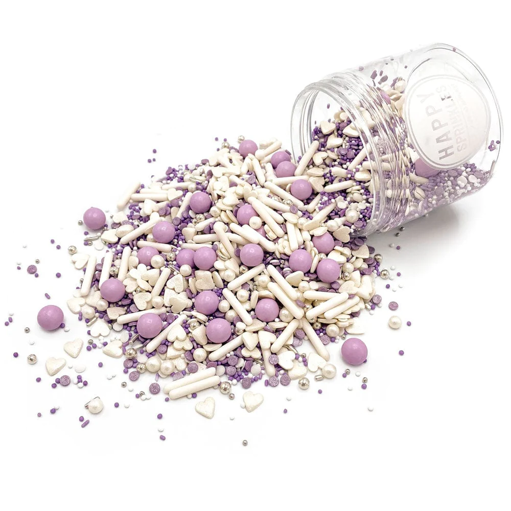 Posypka cukrowa Purple Wedding - Happy Sprinkles - 90 g