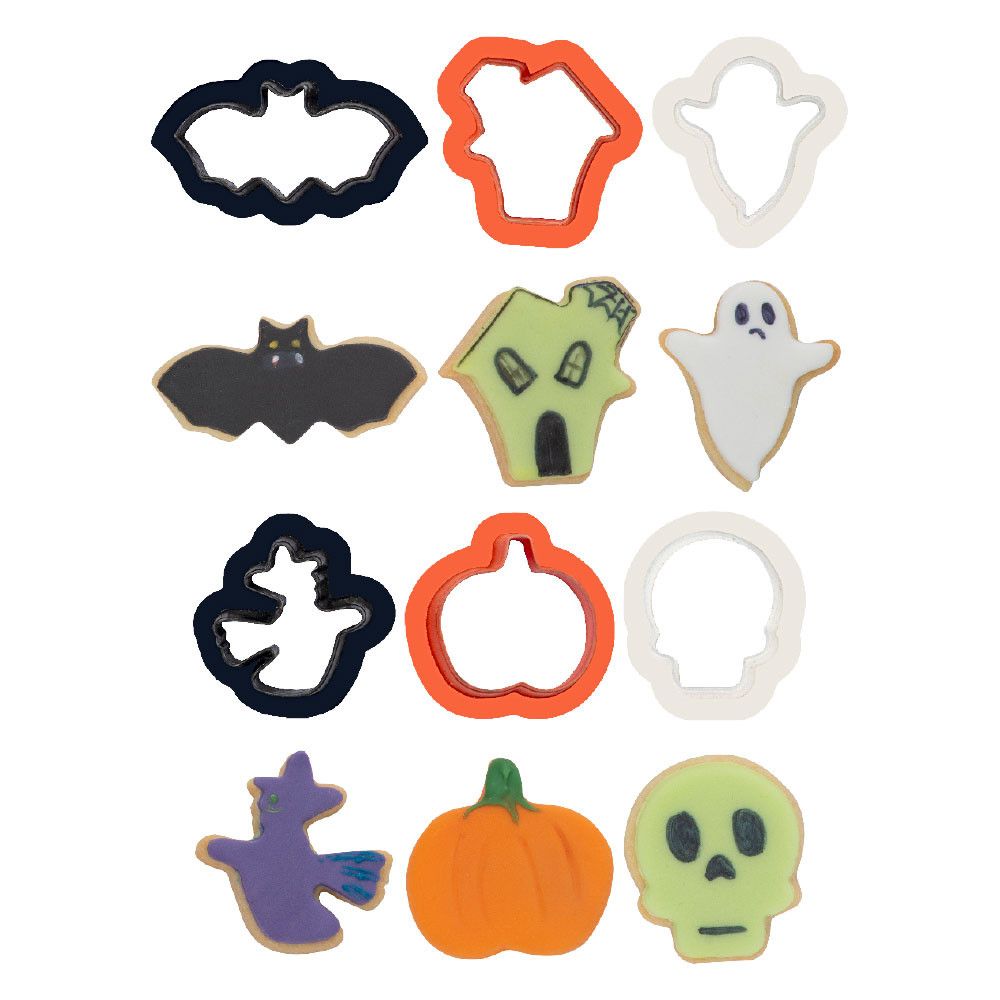 Mini cookies cutters - Decora - Halloween, 6 pcs.