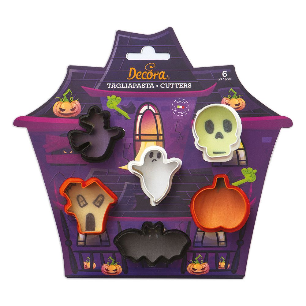 Mini cookies cutters - Decora - Halloween, 6 pcs.