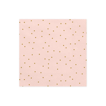 Paper napkins Dots - PartyDeco - 33 x 33 cm, 20 pcs.