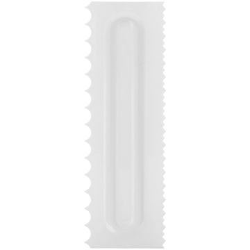 Double-sided cream comb, pattern 2 - 22.5 cm