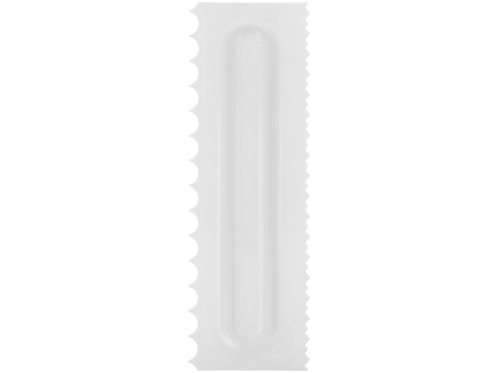 Double-sided cream comb, pattern 2 - 22.5 cm