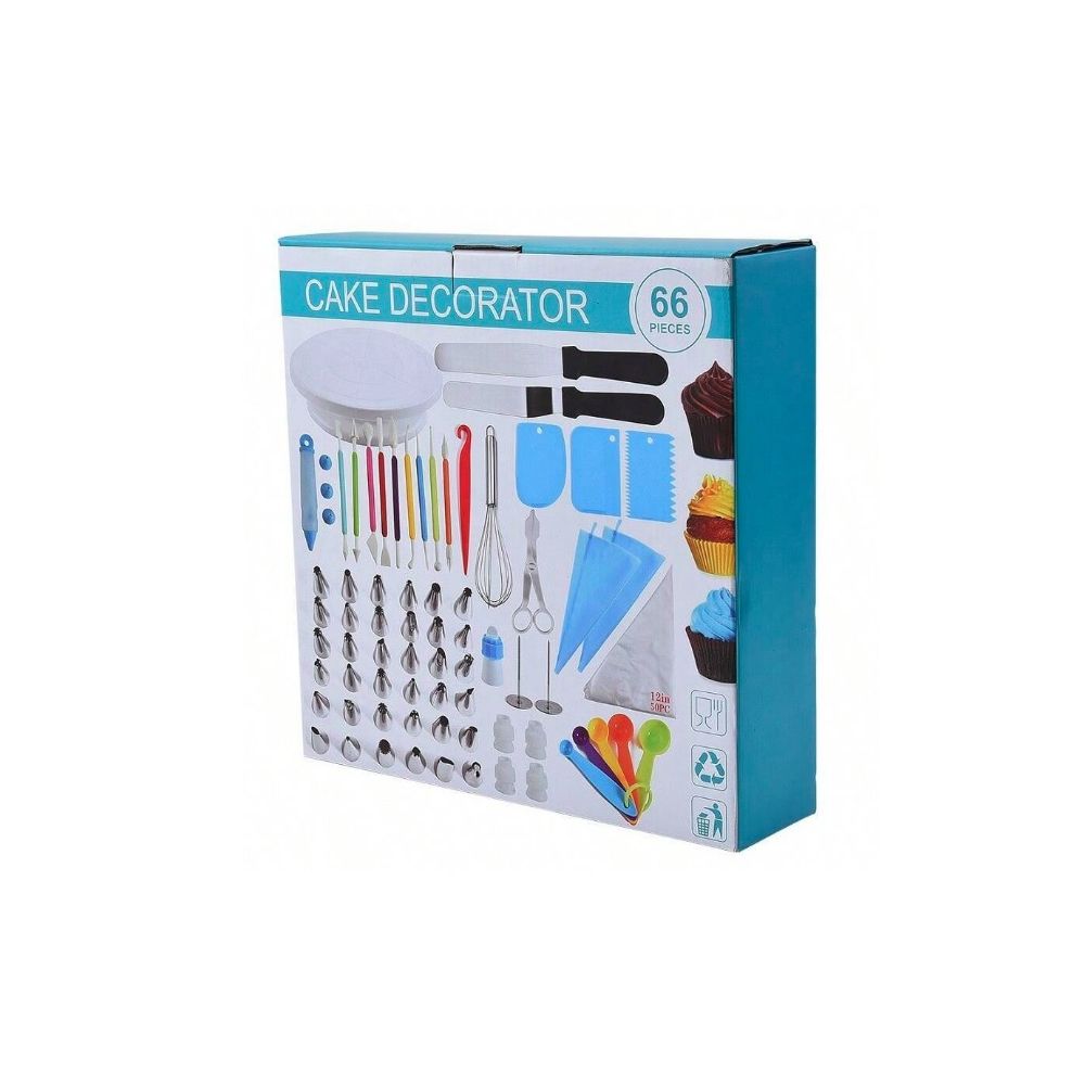 A set of accessories for creating and decorating cakes - 66 elements