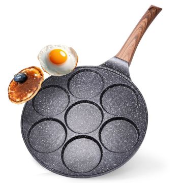 Patelnia do smażenia jajek i pancakes - Vilde - 7 otworów