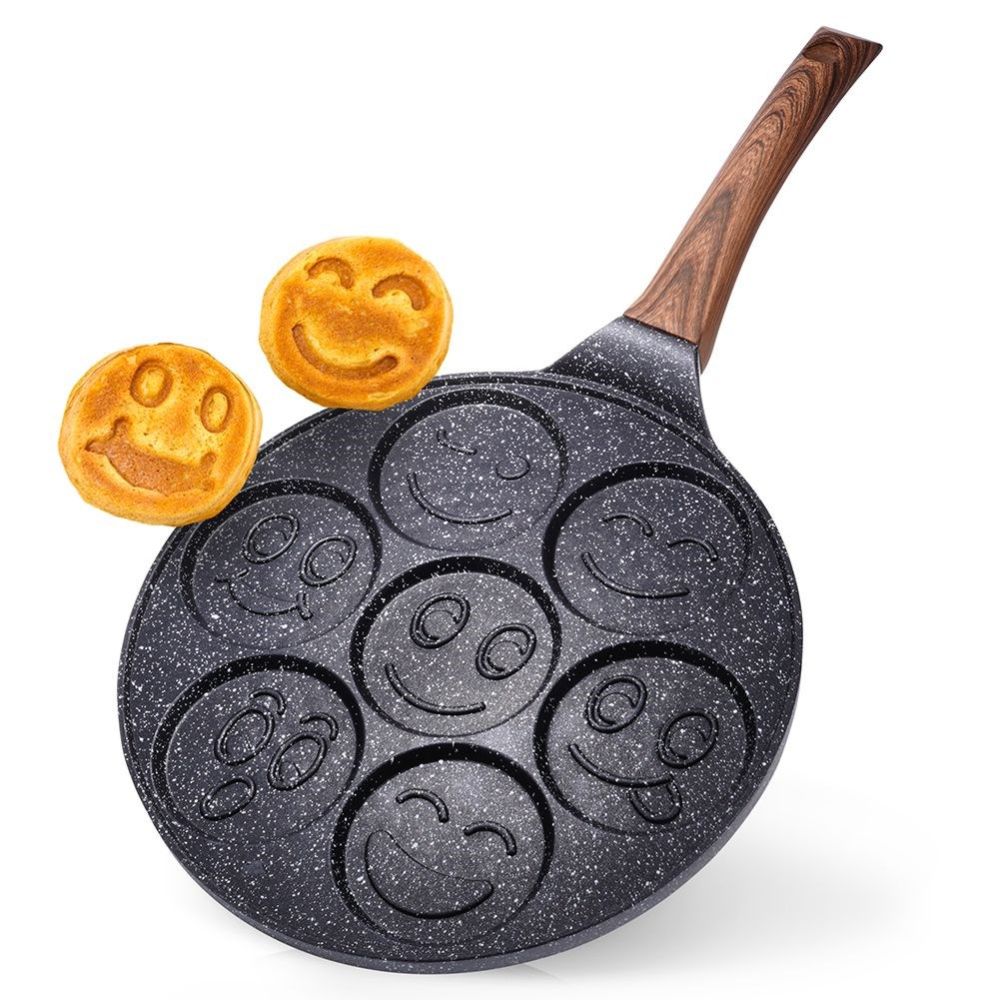 Frying pan for eggs and pancakes Smiles - Vilde - 7 holes