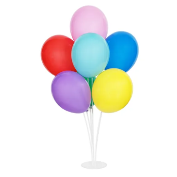 Straight balloon stand - PartyDeco - white, 72 cm