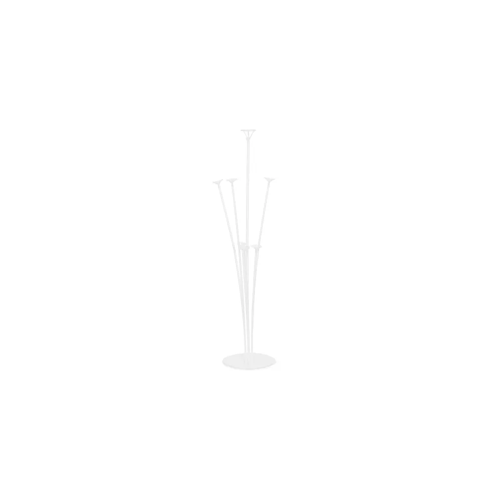 Stojak do balonów prosty - PartyDeco - biały, 72 cm