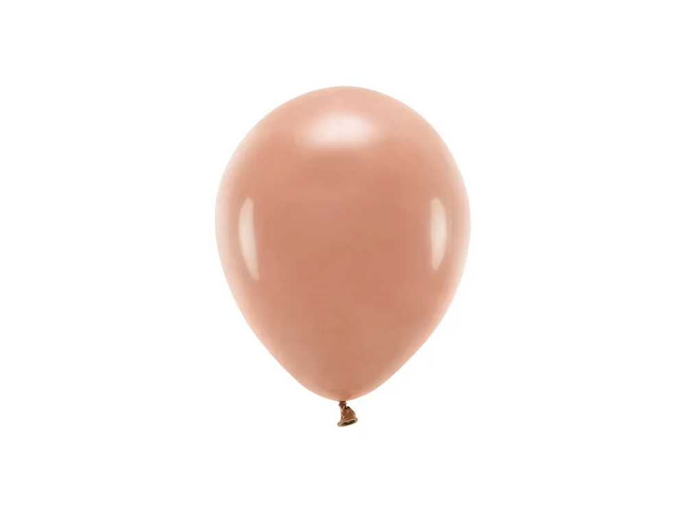 Balony lateksowe Eco pastelowe - PartyDeco - brudny róż, 26 cm, 10 szt.