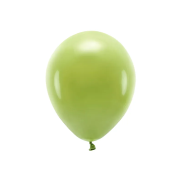 Eco latex balloons pastel - PartyDeco - olive green, 30 cm, 10 pcs.