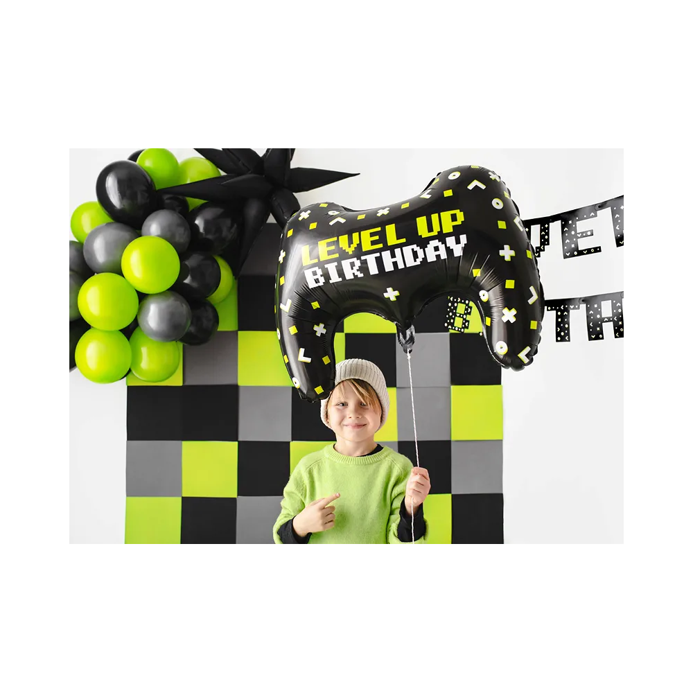 Balon foliowy Gamepad - PartyDeco - 60 x 45 cm