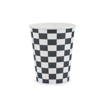 Paper cups Racing - PartyDeco - 220 ml, 6 pcs.